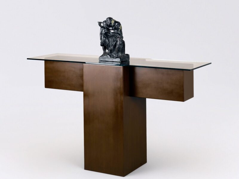 Bronze Abstract Console