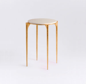 Champagne Side Table Round
