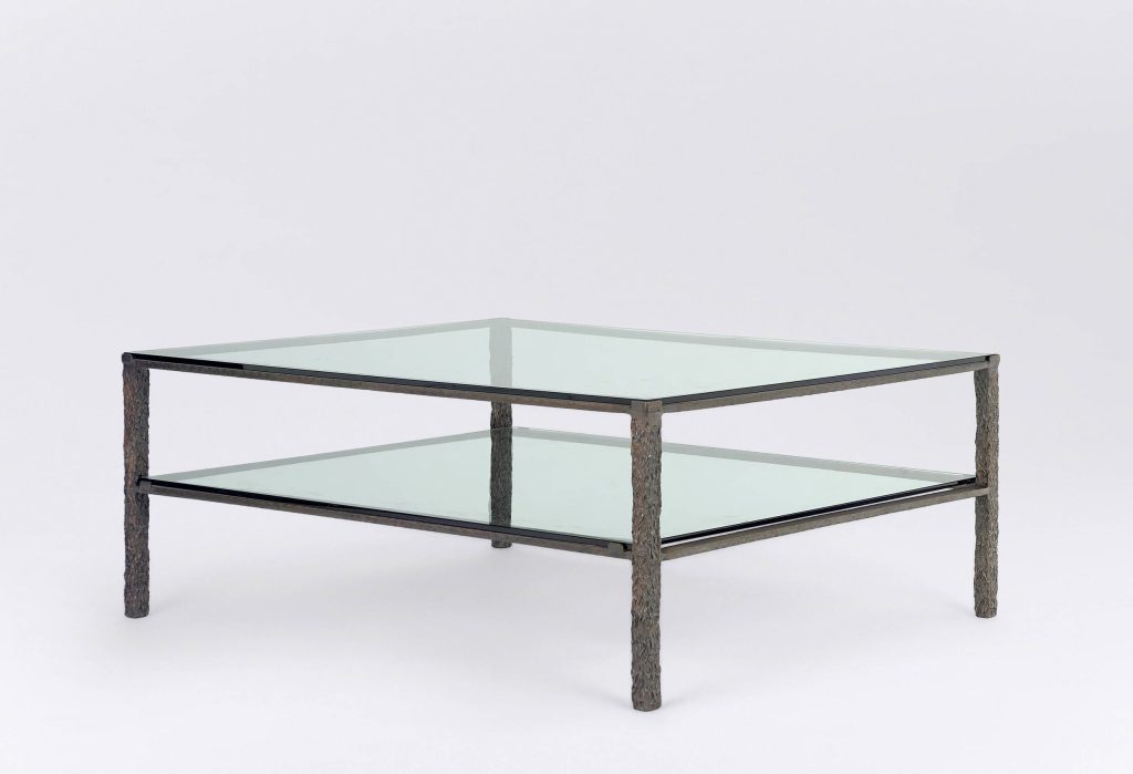 Hammered Bronze Coffee With Shelf