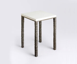 Hammered Side Table