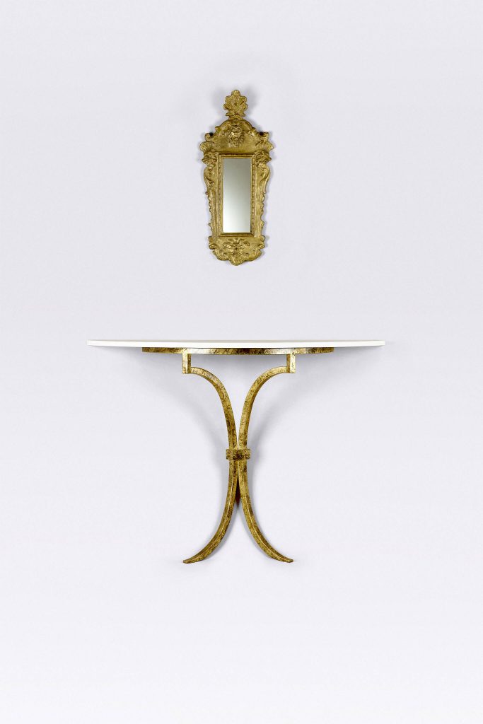 Manhattan Demi Lune (no back legs) Console