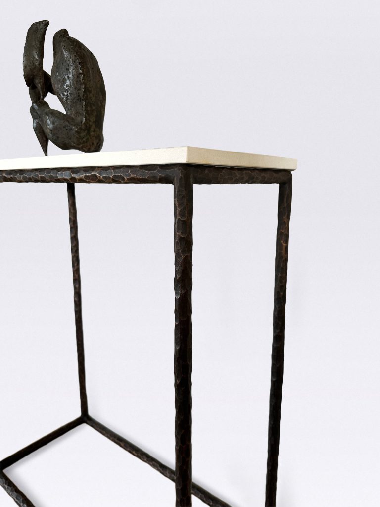 Rectangular Hammered Console