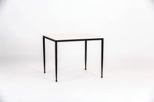 Tapered Leg Side Table with Decoration