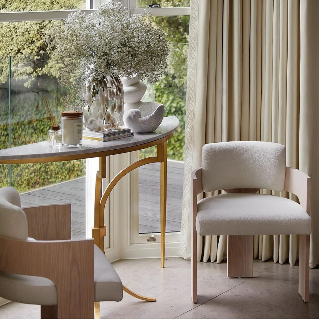 Celine Manhattan Demi Lune Console table