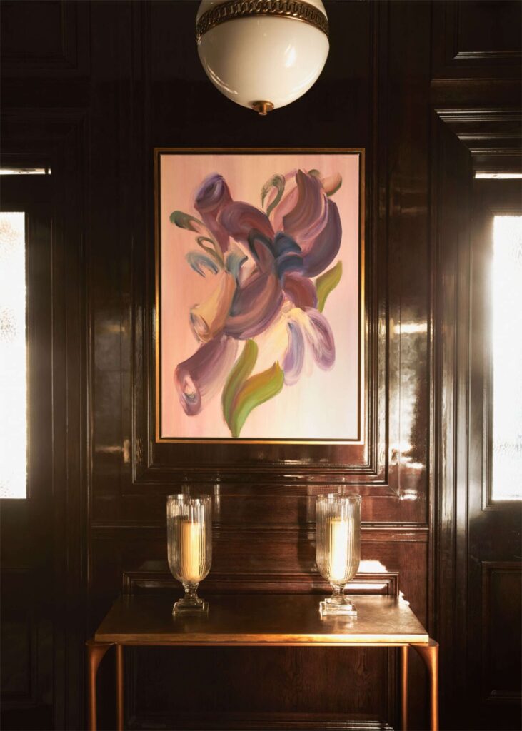 David Collins Gleneagles Champagne Console table