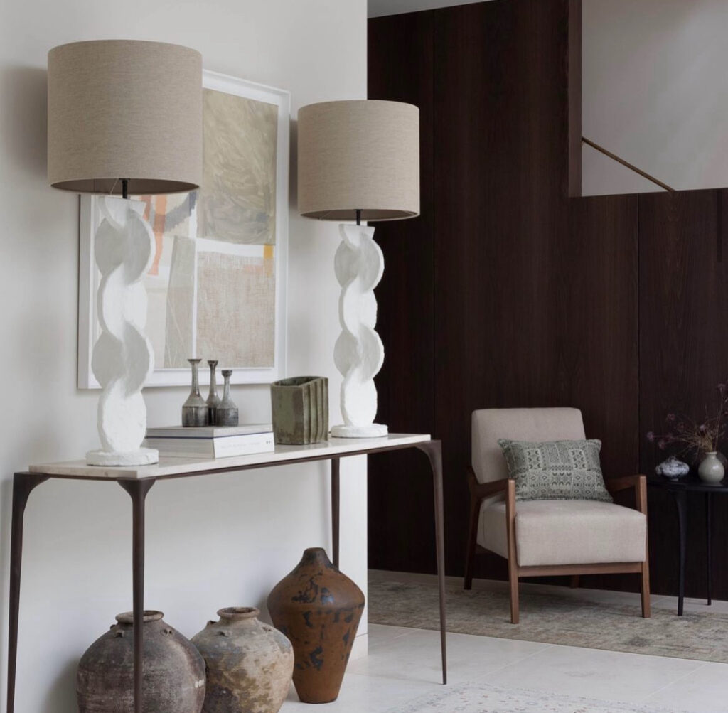 Frank & Faber Champagne Console table