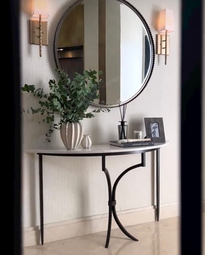 Maram Matari Manhattan Demi Lune console table