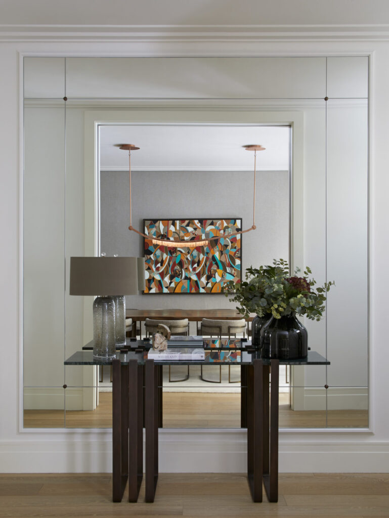 Millier Clasp Console Table